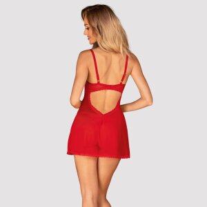 Obessive Babydoll Chilisa mit String rot XS/S - XL/XXL