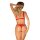 Obsessive Elianes Set BH und String mit Spitze rot XS/S - XL/XXL