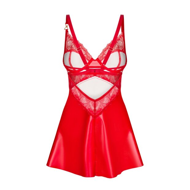 Obsessive Aliosa chemise&thong S/M - XXL/3XL