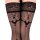 Ballerina - Fantasy Hold Ups - Stockings (20 denier) - Black - S/M - L/XL