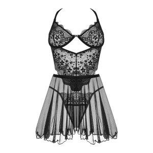Beauty Night Fashion Dark Mirage chemise & thong...