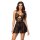 Beauty Night Fashion Dark Mirage chemise & thong black S/M - XXL/3XL