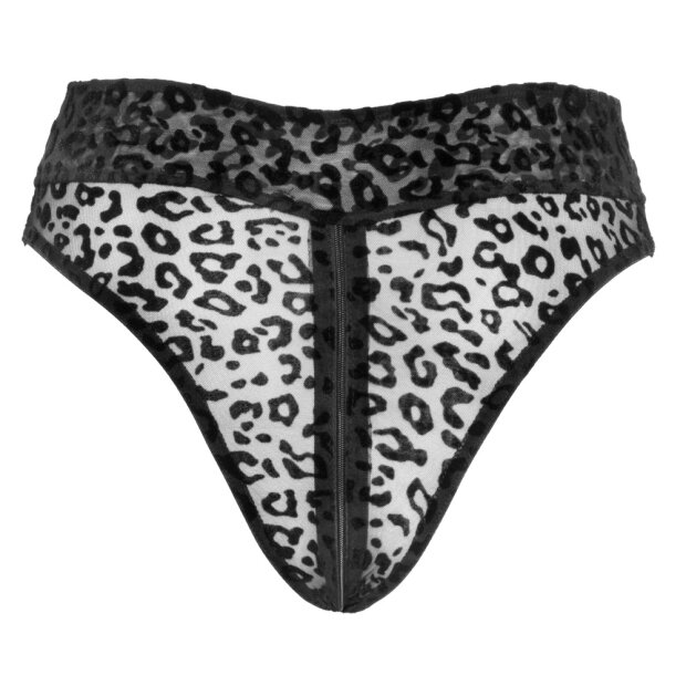 Noir Panty leo S - XL