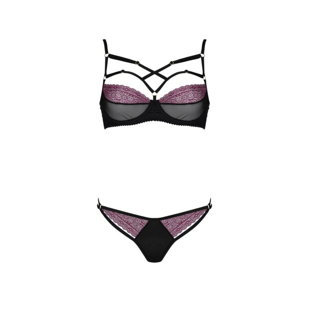 Casmir Lili 2pcs set black-violet S/M - XXL/3XL