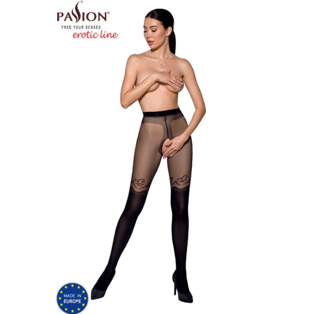 Passion Tiopen 012 Stocking Black (20/40 DEN) XS/S - M/L