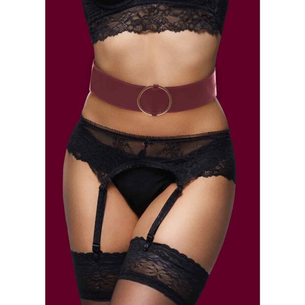 Ouch Halo - Waist Belt Burgundy S/M - L/XL