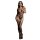 Shredded Bodystocking - Black Onesize - Queensize