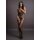 Net High Neck Bodystocking Black - Onesize - Queensize