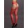 Suspender Rhinestone Pantyhose Red Onesize - Queensize