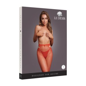 Le Dèsir Schillernde Strumpfhose mit Ausschnitten...