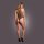Le Désir Body with Fishnet Structure Black Onesize - Queensize