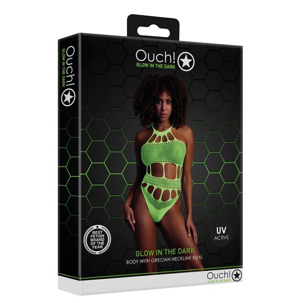 Shots Ouch! UV-Neon Body grün Onesize - Queensize