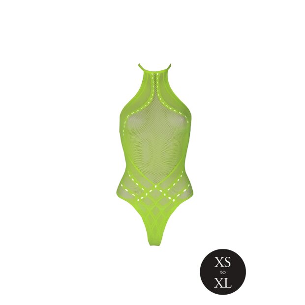 Shots Ouch! UV-Neon Body mit Neckholder grün Onesize - Queensize