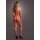 Long-Sleeved Net Mini Dress Red Onesize - Queensize