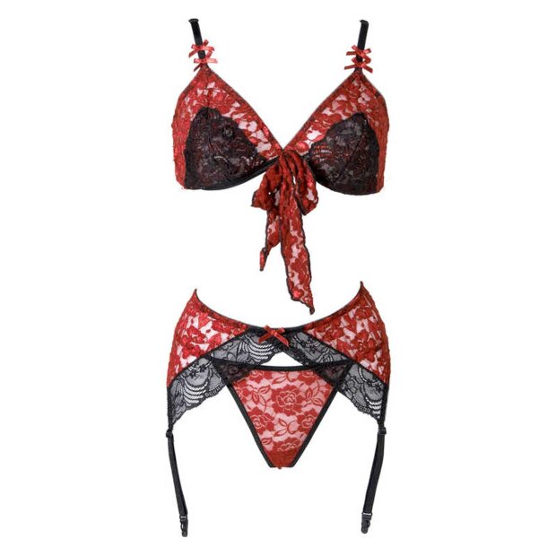 Christine Lingerieset 3 pc  Bobbi  - S/M - L/XL