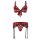 Christine Lingerieset 3 pc  Bobbi  - S/M - L/XL