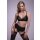 Christine 3 pc Lingerie-set Sanne -black animal S - XL