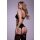 Christine 3 pc Lingerie-set Sanne -black animal S - XL