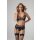 Christine 3 pc Lingerie-set Sanne -black animal S - XL