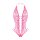 Christine Lace open crotch body Renee- pink - S/M - L/XL