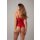 Christine Wetlook Body with open crotch/cups Mistique red S/M - L/XL