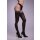 Christine Stay-up Stockings - Stripe a pose - black - S/M - L/XL