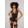 Christine Catchy Cabaret Suspendertop-Set - black - S - XXL