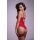 Christine 2-pc Suspendertop set Marzia - red  - S/M - L/XL
