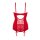 Christine 2-pc Suspendertop set Marzia - red  - S/M - L/XL