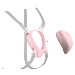 Luxus harnais strap-on rose