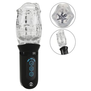 You2Toys Stroker Rotating Masturbator Clear