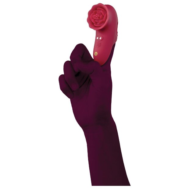 Secret Kisses Rosegasm Playful Finger Vibrator Pink 8,8 cm