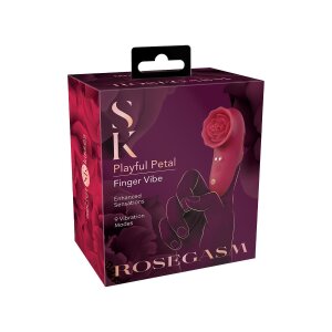 Secret Kisses Rosegasm Playful Finger Vibrator Pink 8,8 cm