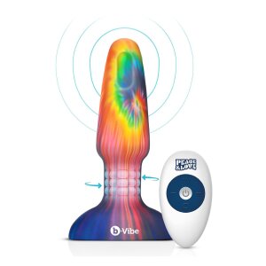 B-Vibe plug anal vibrant multicolore 3,8 cm