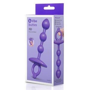 B-Vibe Zip Silicone Anal Beads