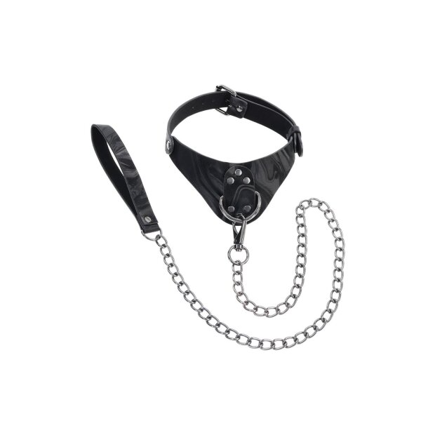 Sportsheets Velvet Noir Collar & Leash
