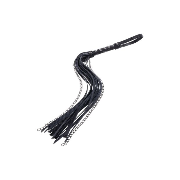 Sportsheets Velvet Noir Chain Flogger