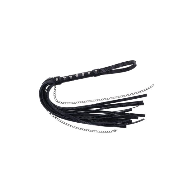 Sportsheets Velvet Noir Chain Flogger