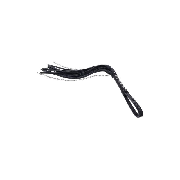 Sportsheets Velvet Noir Chain Flogger