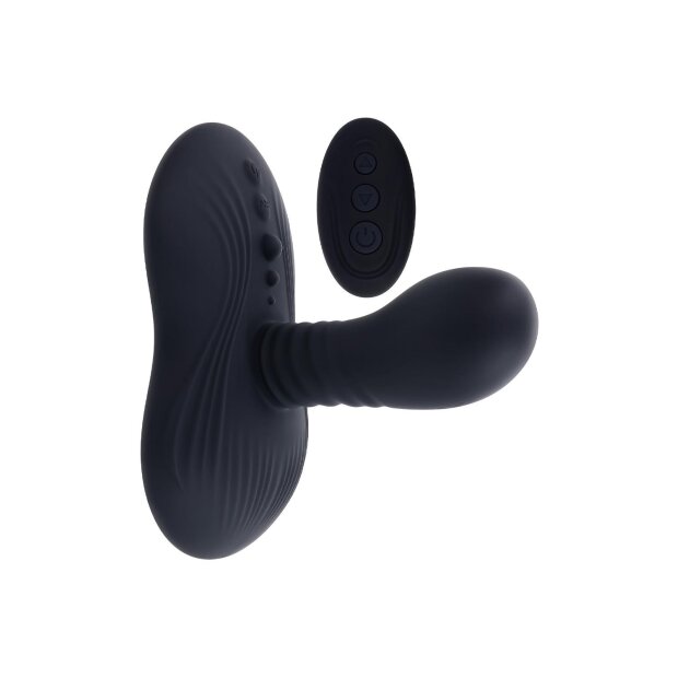 Evolved Playboy Sittin & Spinnin Vibromasseur Noir 12 cm