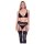 Baci Ensemble 3 pièces Soutien-Gorge Porte-Jarretelles et Culotte Noir M-L