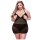 Baci 2-teiliges Set aus Chemise und Panty Schwarz Queen Size