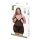 Baci 2-teiliges Set aus Chemise und Panty Schwarz Queen Size