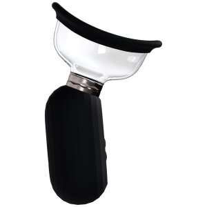 Dazzling Rechargeable Vulva and Breast Pump Black