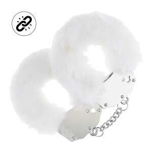 Ouch! Sturdy Fluffy Handcuffs White