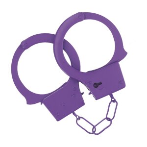 Ouch! Classic Metal Handcuffs Purple