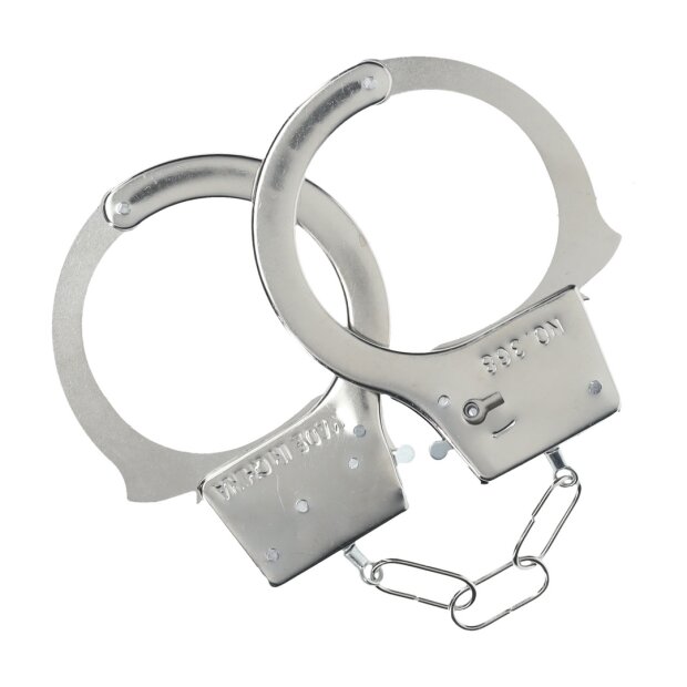 Ouch! Classic Metal Handcuffs Silver