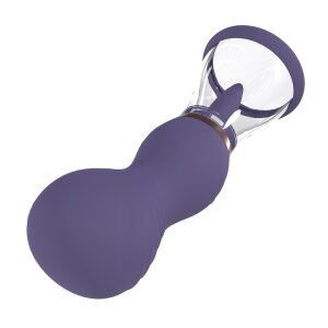 Sensual Rechargeable Vulva and Breast Pump Purple