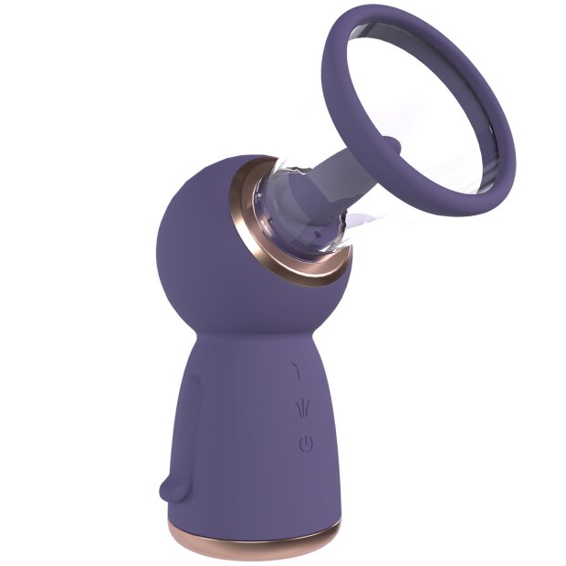 Exquisite Rechargeable Vulva and Breast Pump Purple