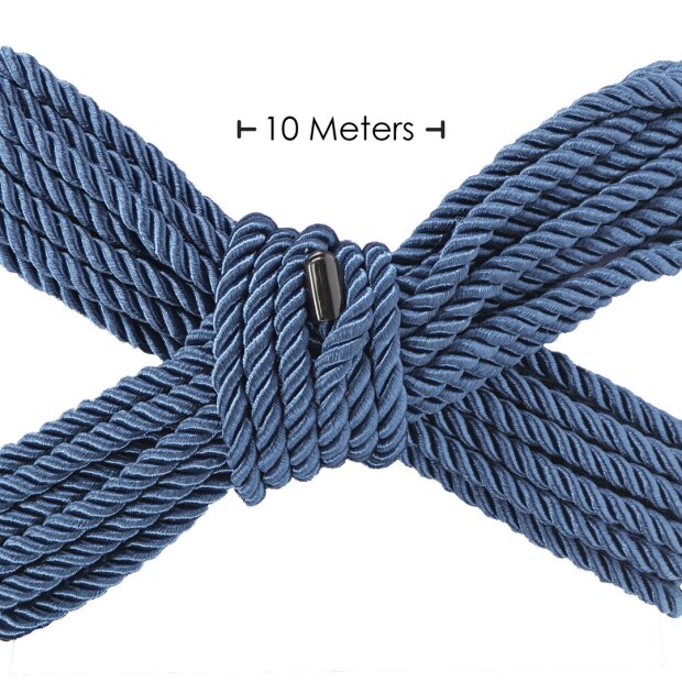 Ouch! Polyester Bondage Seil 10 m Dunkel Blau